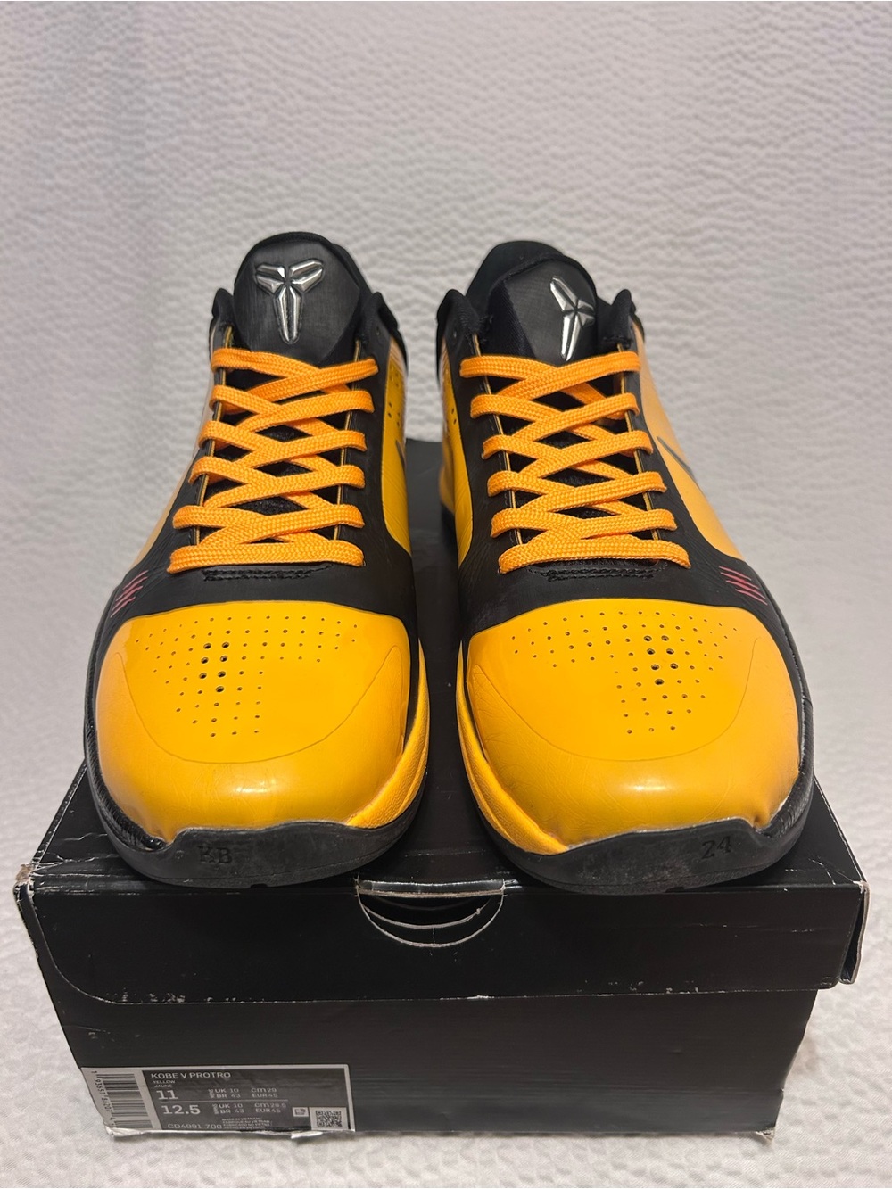 Bruce Lee R3P high quality Men's Low-Top Basketball Shoes - Yellow/Black